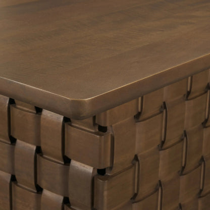 Trellyn Rectangular Dining Table by Mercana. Made from solid wood in a unique style.