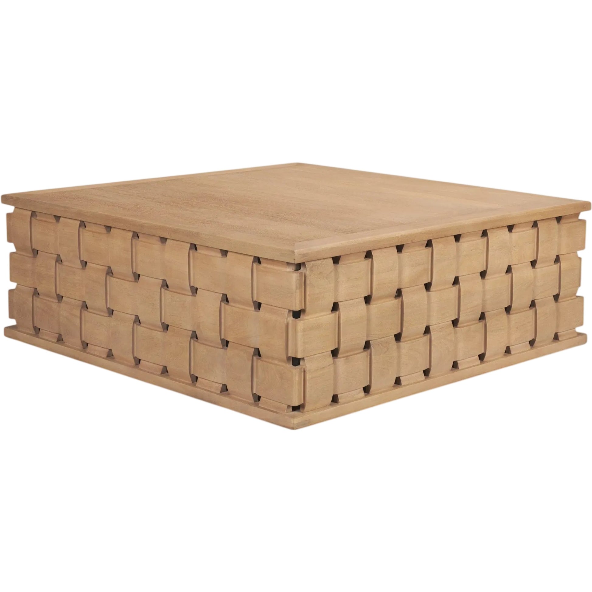 Trellyn Coffee Table by Mercana. Made from mango wood in a unique style.