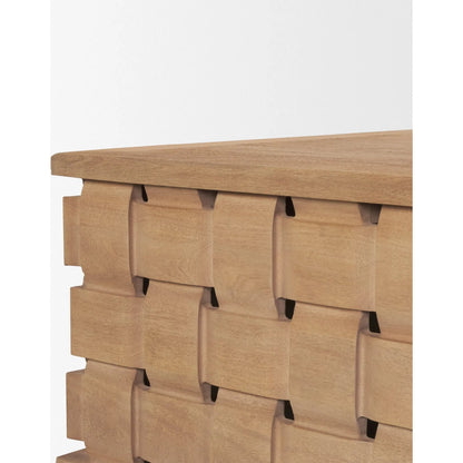 Trellyn Coffee Table by Mercana. Made from mango wood in a unique style.