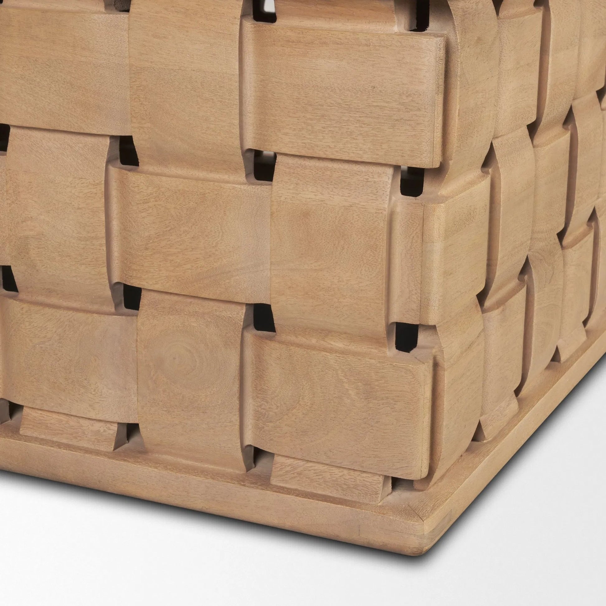 Trellyn Coffee Table by Mercana. Made from mango wood in a unique style.