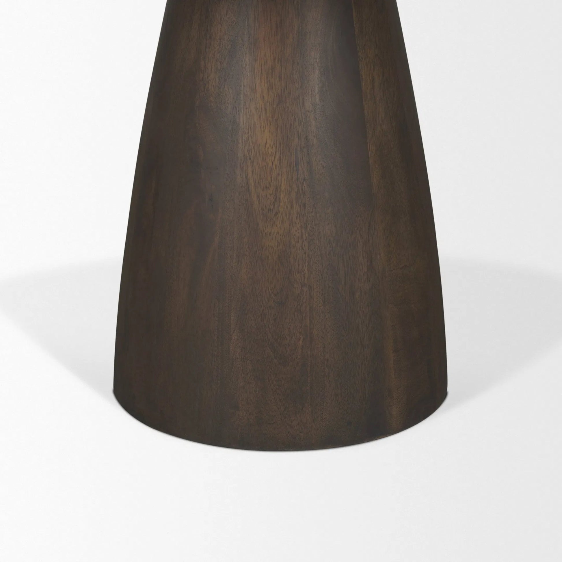 Allyson 54" Dining Table by Mercana in brown. Made from solid wood, stone in a unique style.
