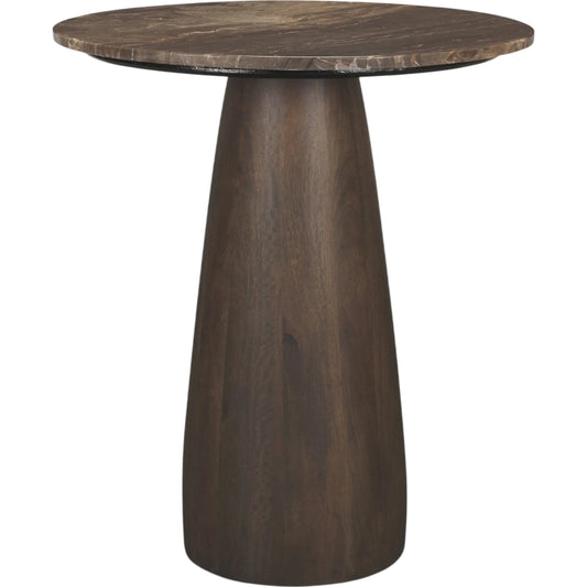 Allyson 32" Bistro Table by Mercana. Made from solid wood, stone in a modern style.