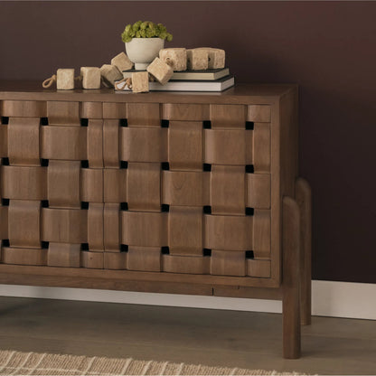 Trellyn Sideboard by Mercana. Made from solid wood in a unique style.