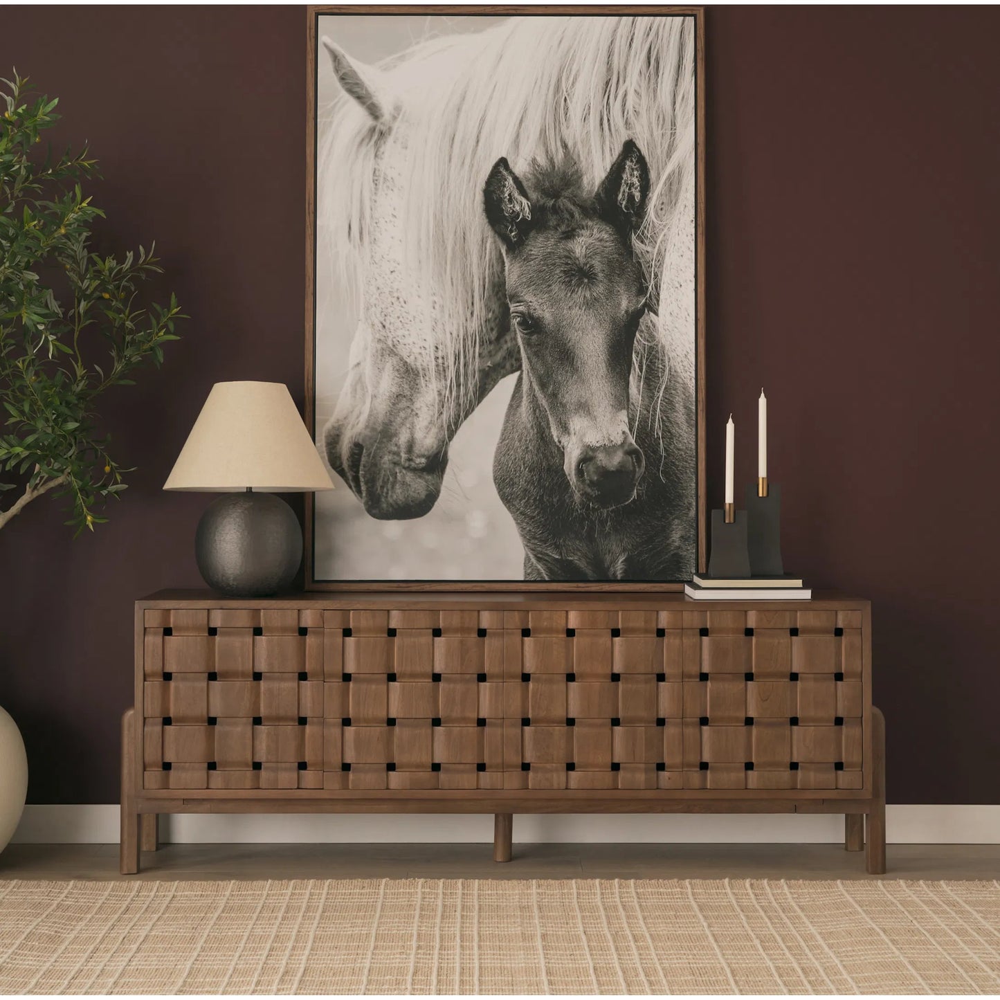 012 SI-2527779 | Lifestyle | Trellyn Sideboard by Mercana. Made from solid wood in a unique style.