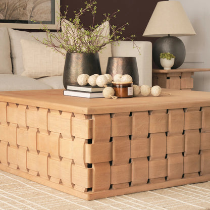 Trellyn Coffee Table by Mercana. Made from mango wood in a unique style.