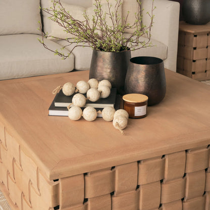 Trellyn Coffee Table by Mercana. Made from mango wood in a unique style.