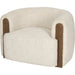 Kornelia Accent Chair by Mercana. Made from fabric in a transitional style.