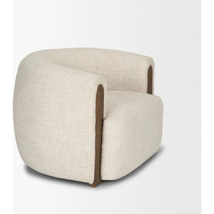 Kornelia Accent Chair by Mercana. Made from fabric in a transitional style.