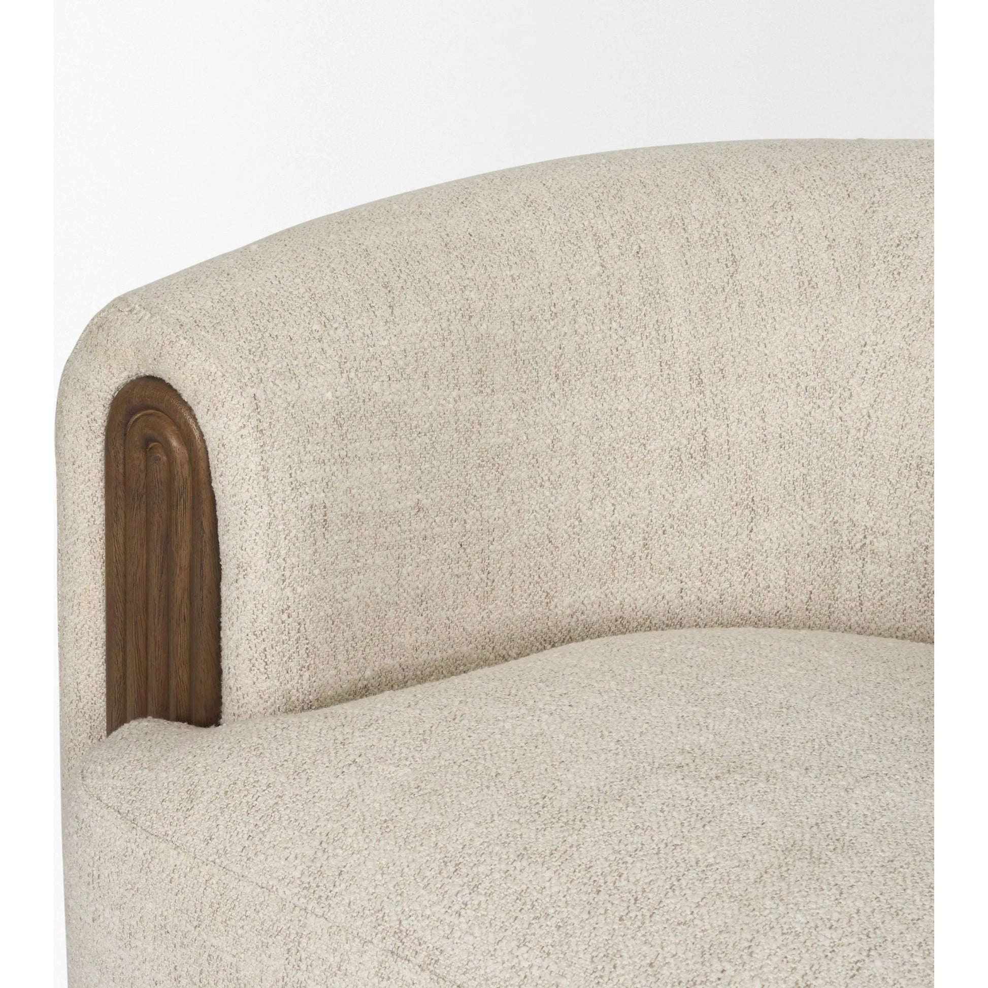 Kornelia Accent Chair by Mercana. Made from fabric in a transitional style.