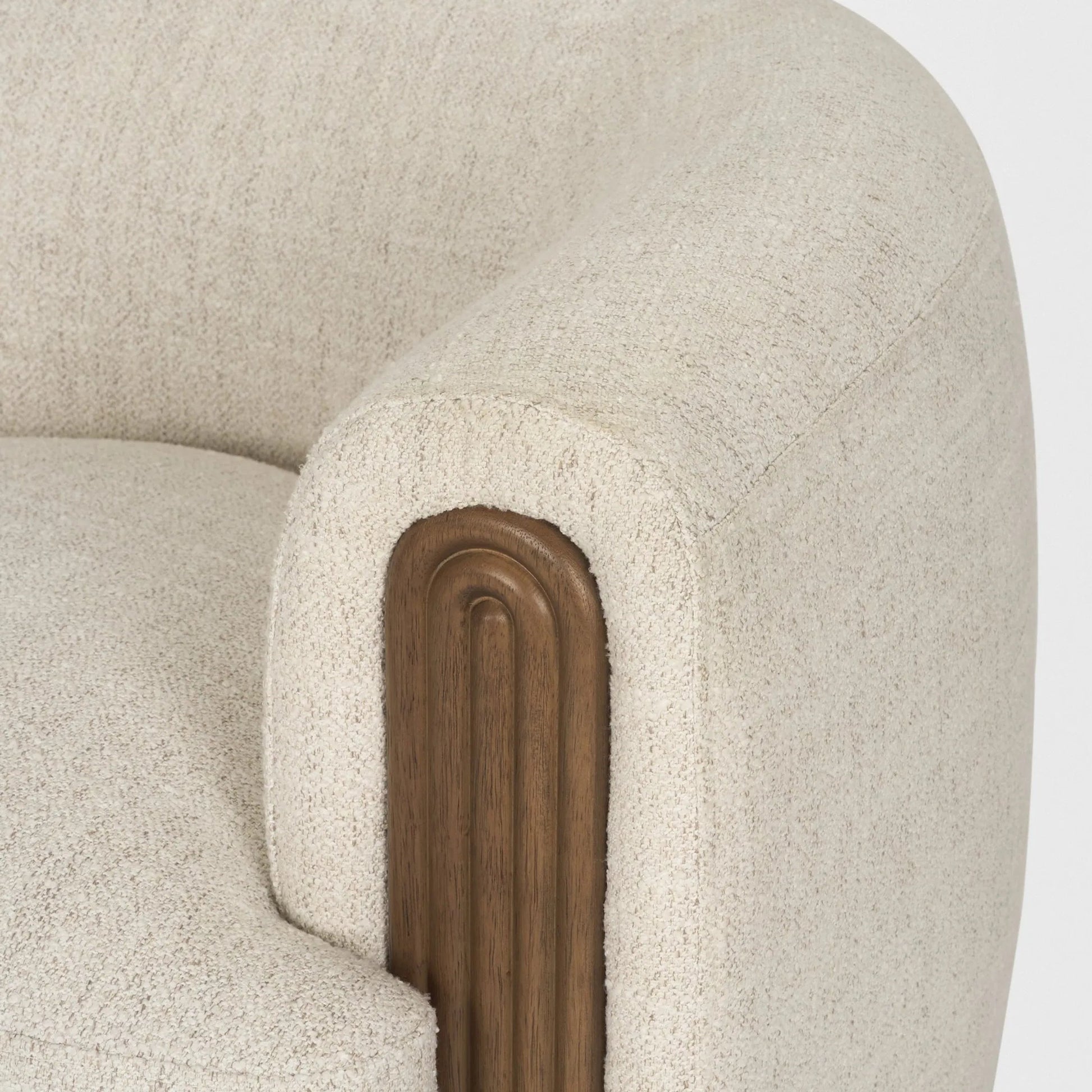 Kornelia Accent Chair by Mercana. Made from fabric in a transitional style.