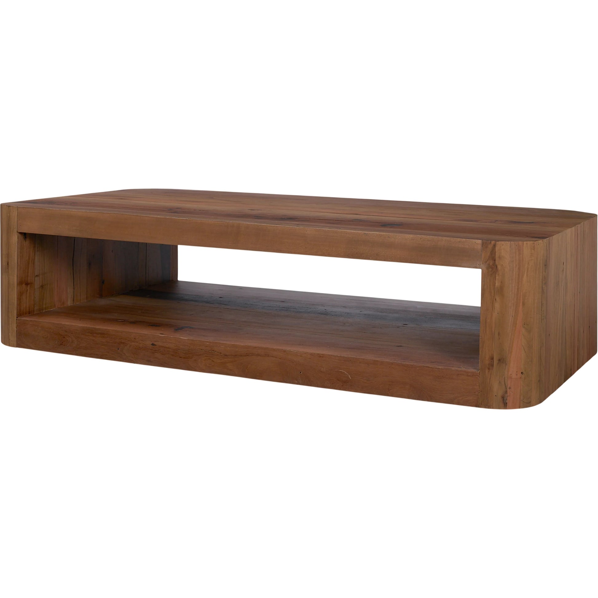 Dunmore Coffee Table by Mercana in brown. Made from solid wood in a unique style.
