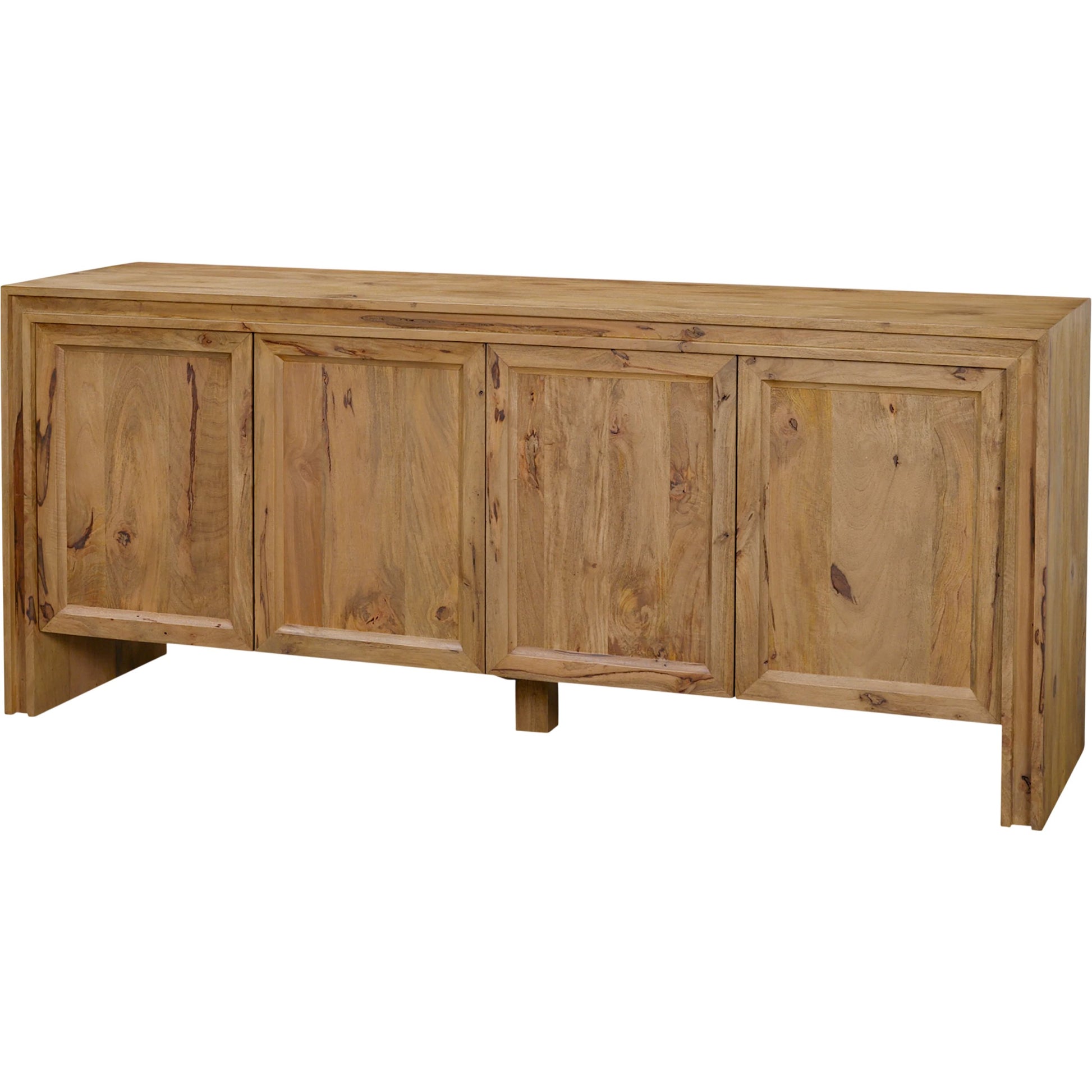 Notts Sideboard by Mercana in brown. Made from solid wood in a unique style.