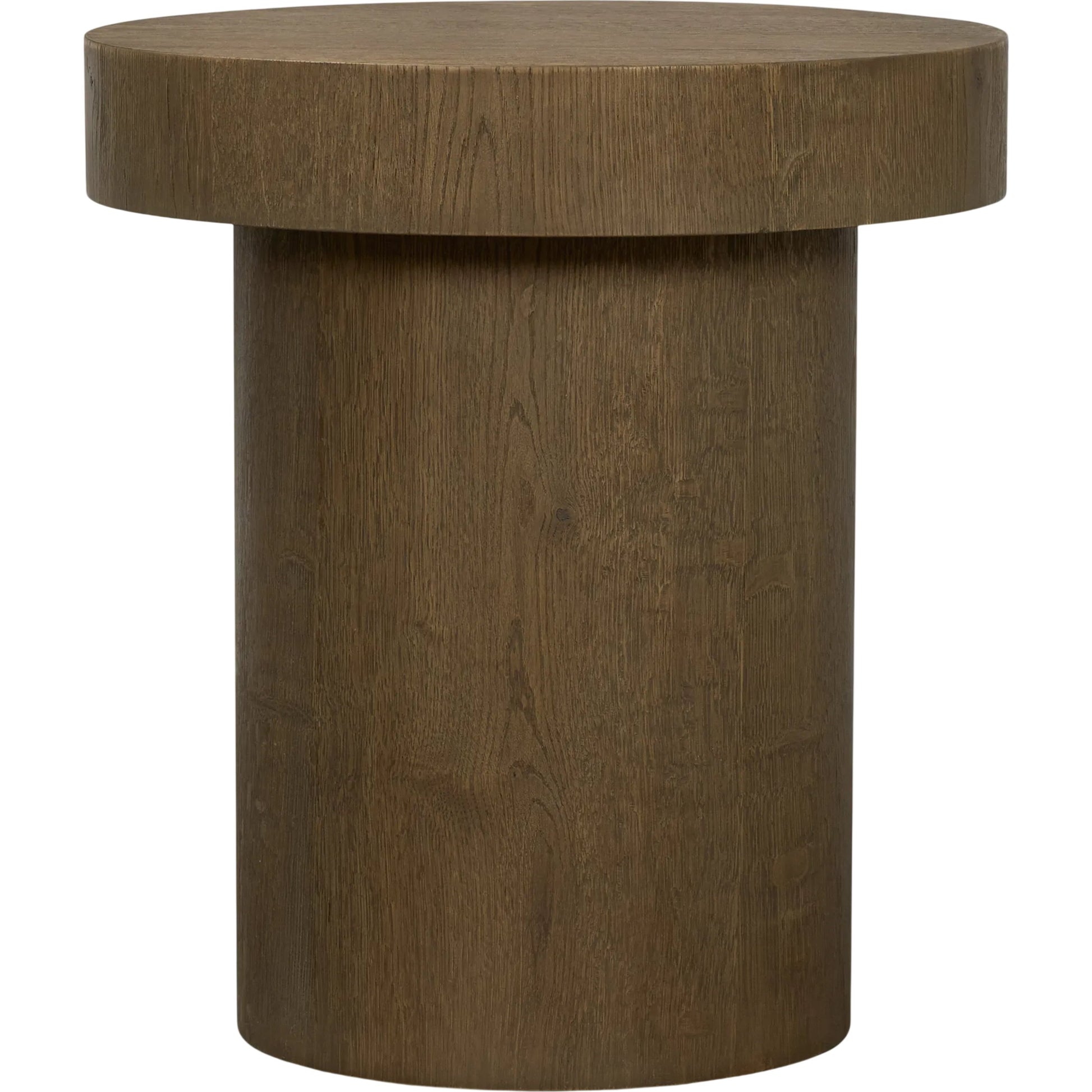 Lyonne Side Tables by Mercana in brown. Made from wood in a unique style.