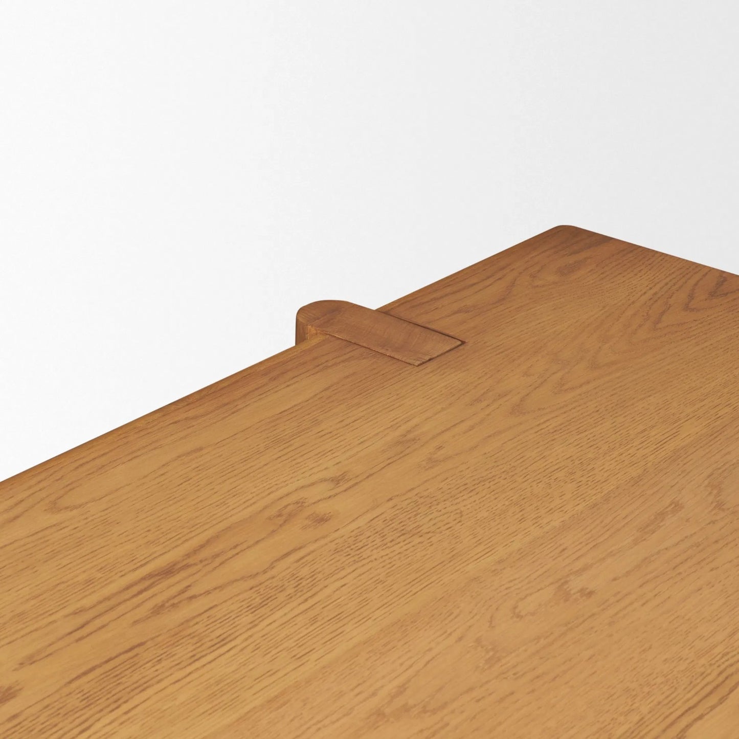 005 SI-2540781 | Closeup | Rowan Rectangular Dining Table by Mercana in light brown. Made from manufactured in a unique style.