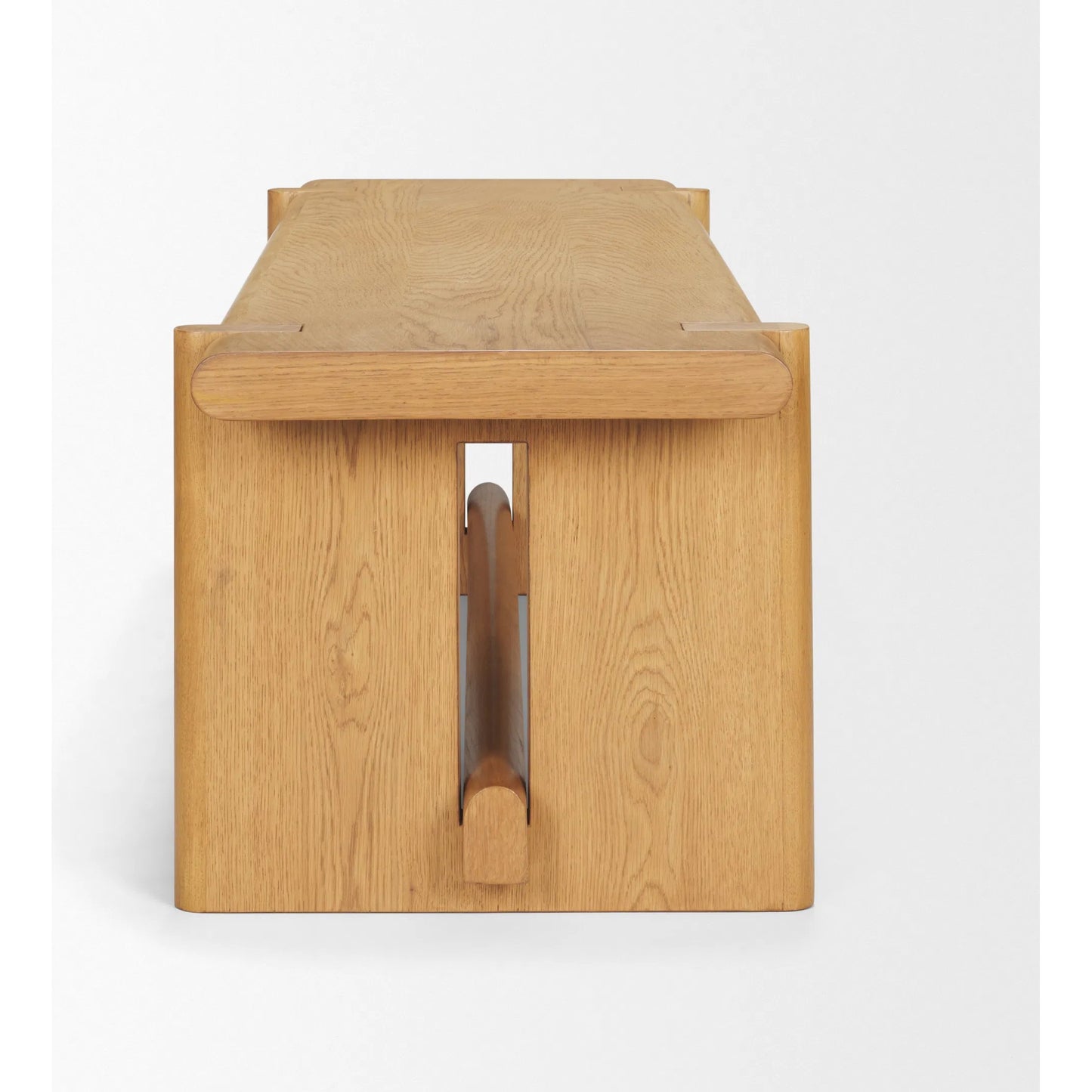 003 SI-2540780 | Additional Silo | Rowan Bench by Mercana in brown. Made from manufactured wood in a unique style.