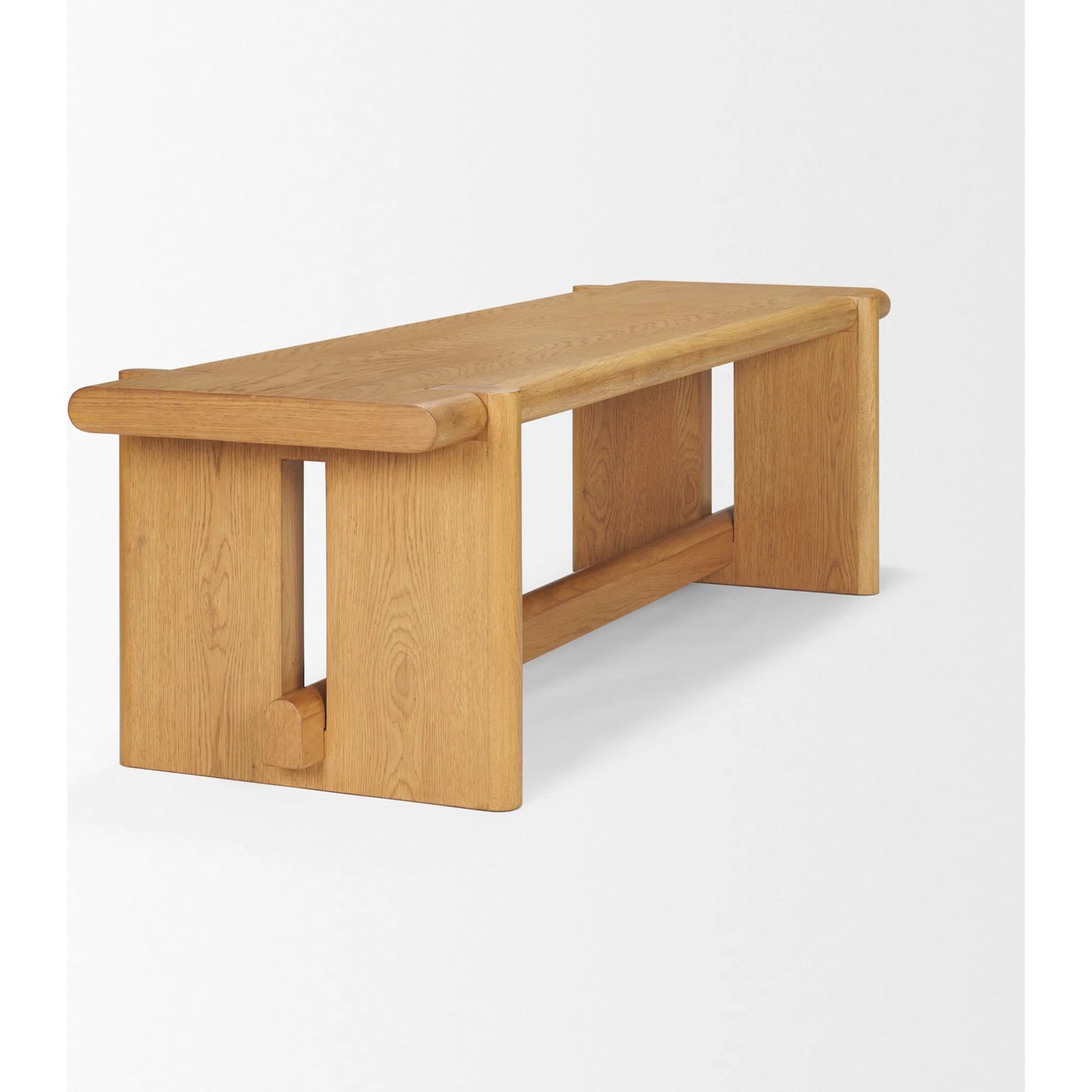 004 SI-2540780 | Additional Silo | Rowan Bench by Mercana in brown. Made from manufactured wood in a unique style.