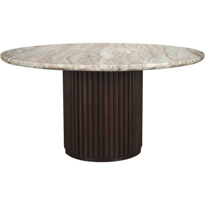 Marbrello Dining Table by Mercana. Made from manufactured, stone in a transitional style.