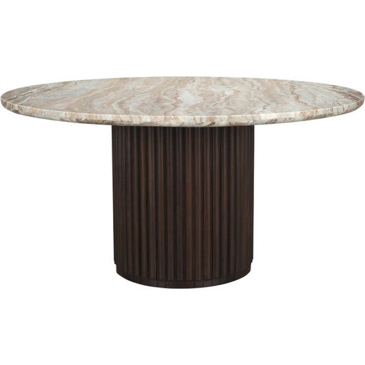 Marbrello Dining Table by Mercana. Made from manufactured, stone in a transitional style.