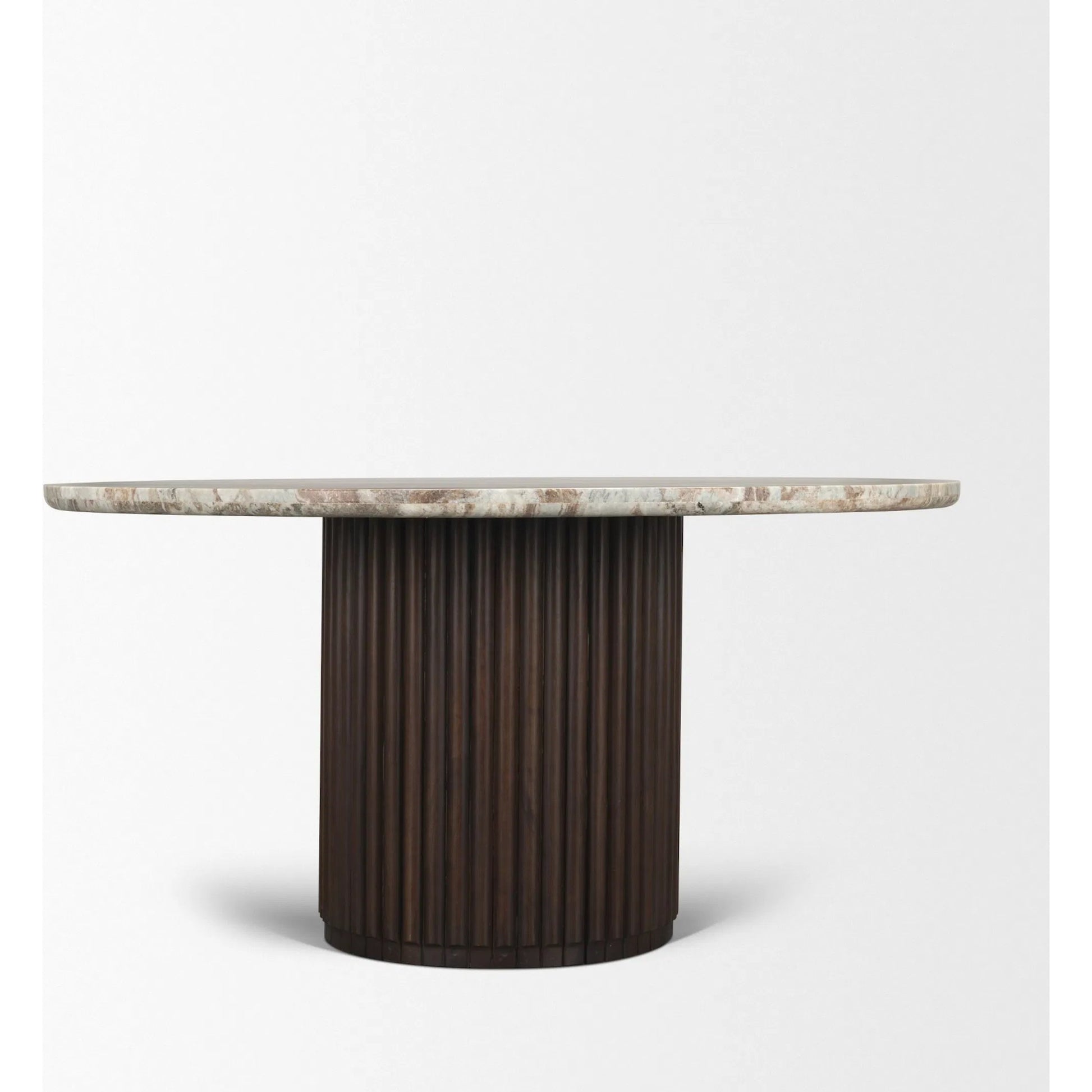 Marbrello Dining Table by Mercana. Made from manufactured, stone in a transitional style.