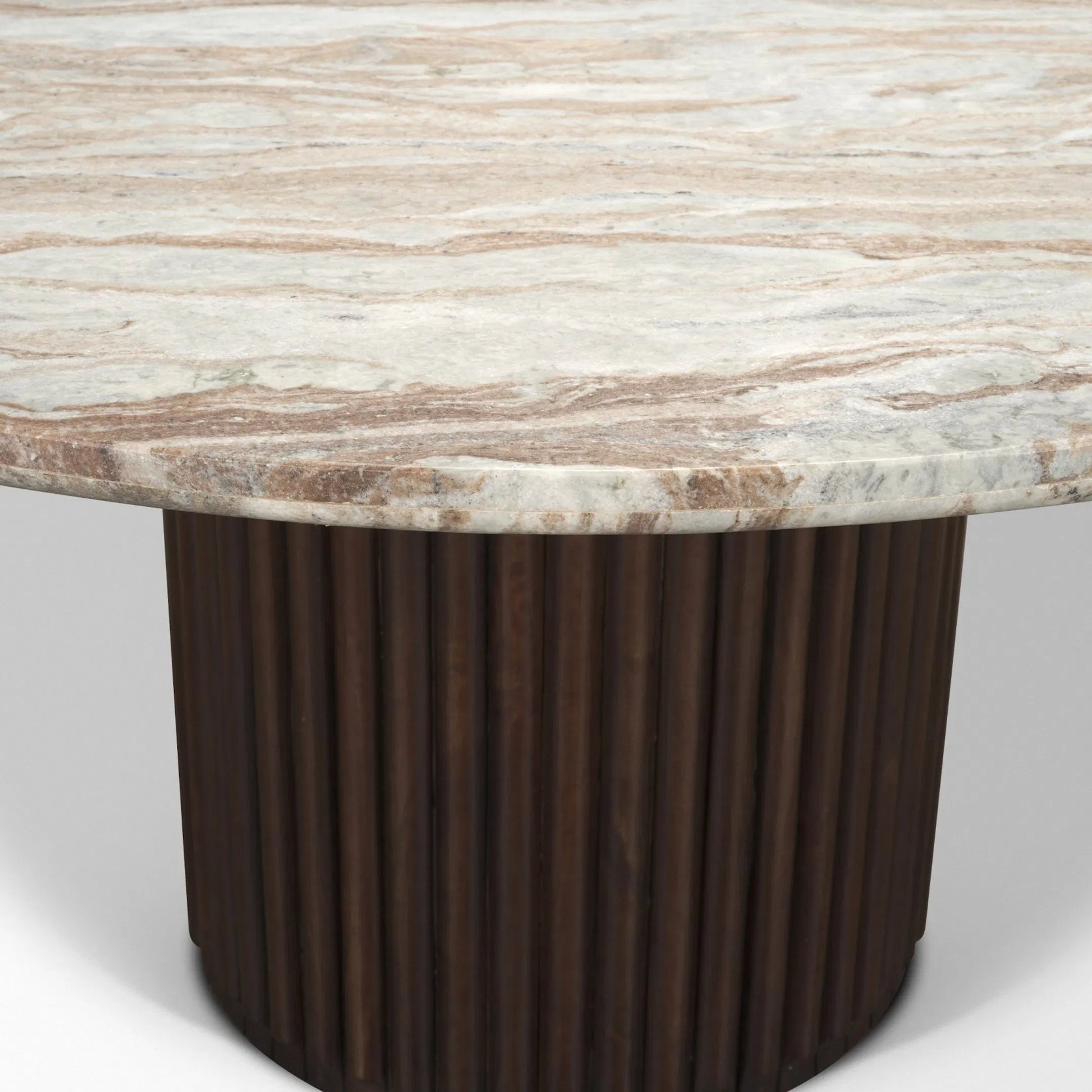 Marbrello Dining Table by Mercana. Made from manufactured, stone in a transitional style.