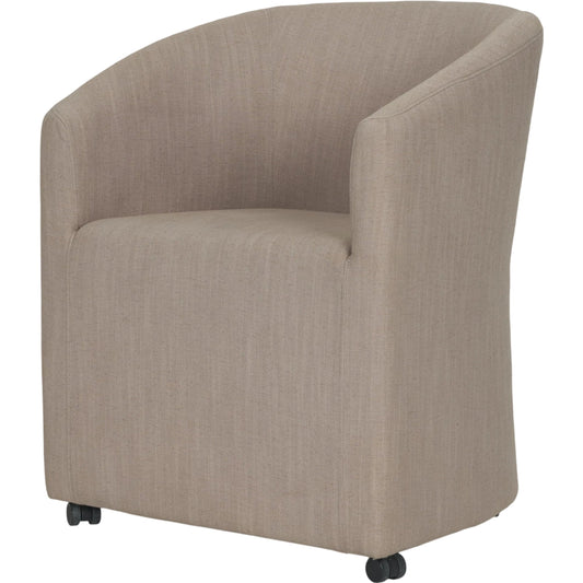 Sondra Dining Chair by Mercana. Made from fabric in a unique style.