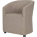 Sondra Dining Chair by Mercana. Made from fabric in a unique style.