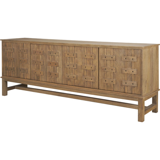 Truss Sideboard by Mercana. Made from solid wood in a unique style.