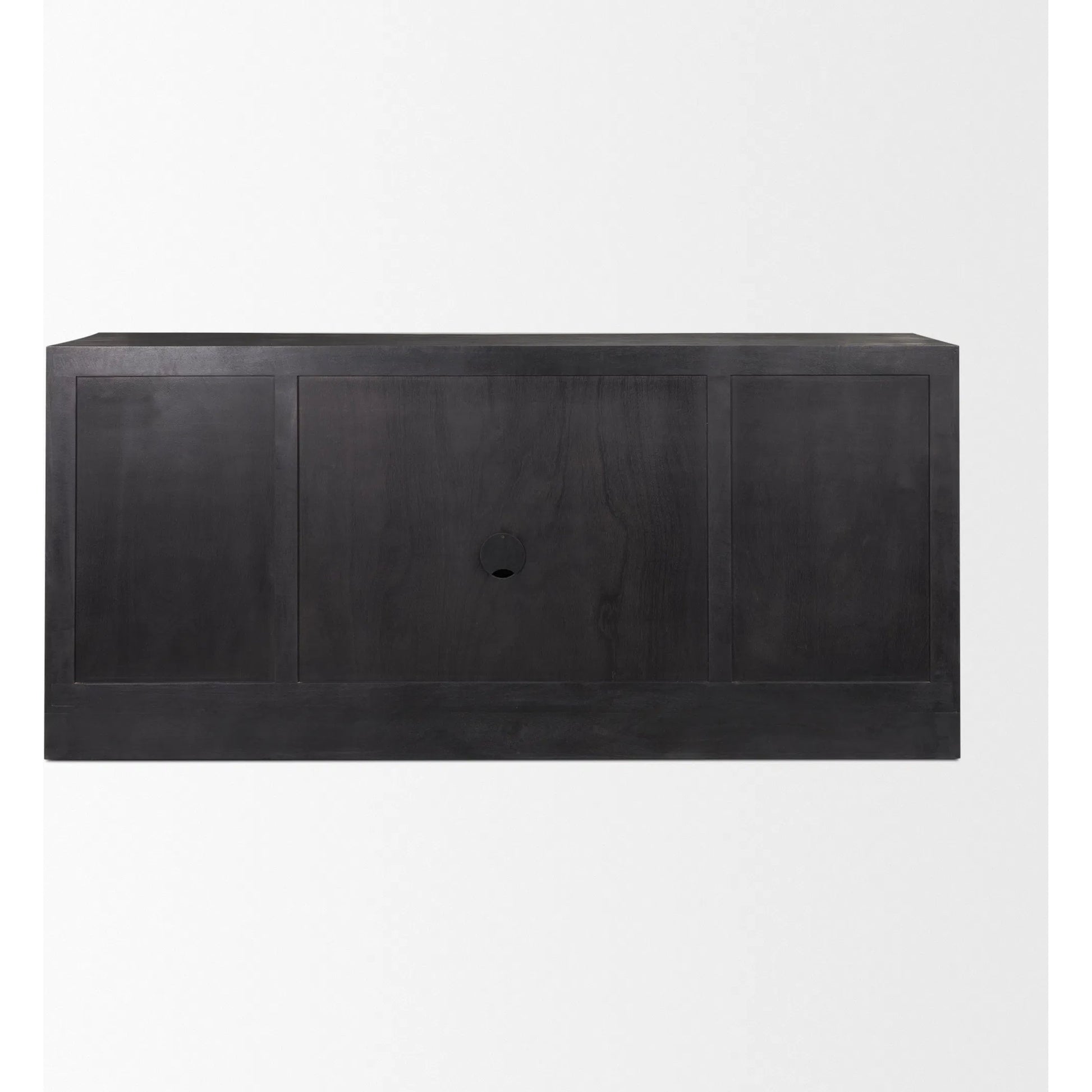Suri Sideboard by Mercana in light brown. Made from solid wood in a transitional style.