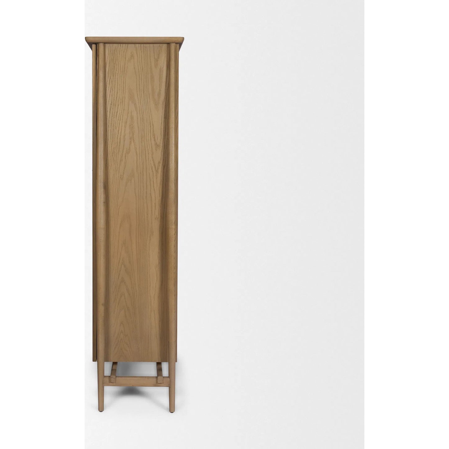 003 SI-2540750 | Additional Silo | Hollis Curio Cabinet by Mercana in brown. Made from manufactured wood in a unique style.