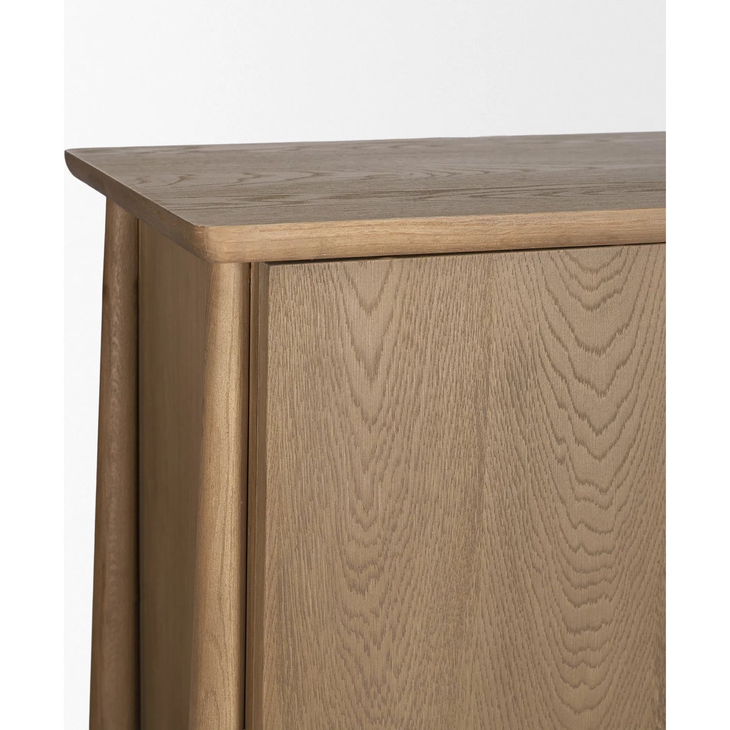 007 SI-2540750 | Closeup | Hollis Curio Cabinet by Mercana in brown. Made from manufactured wood in a unique style.
