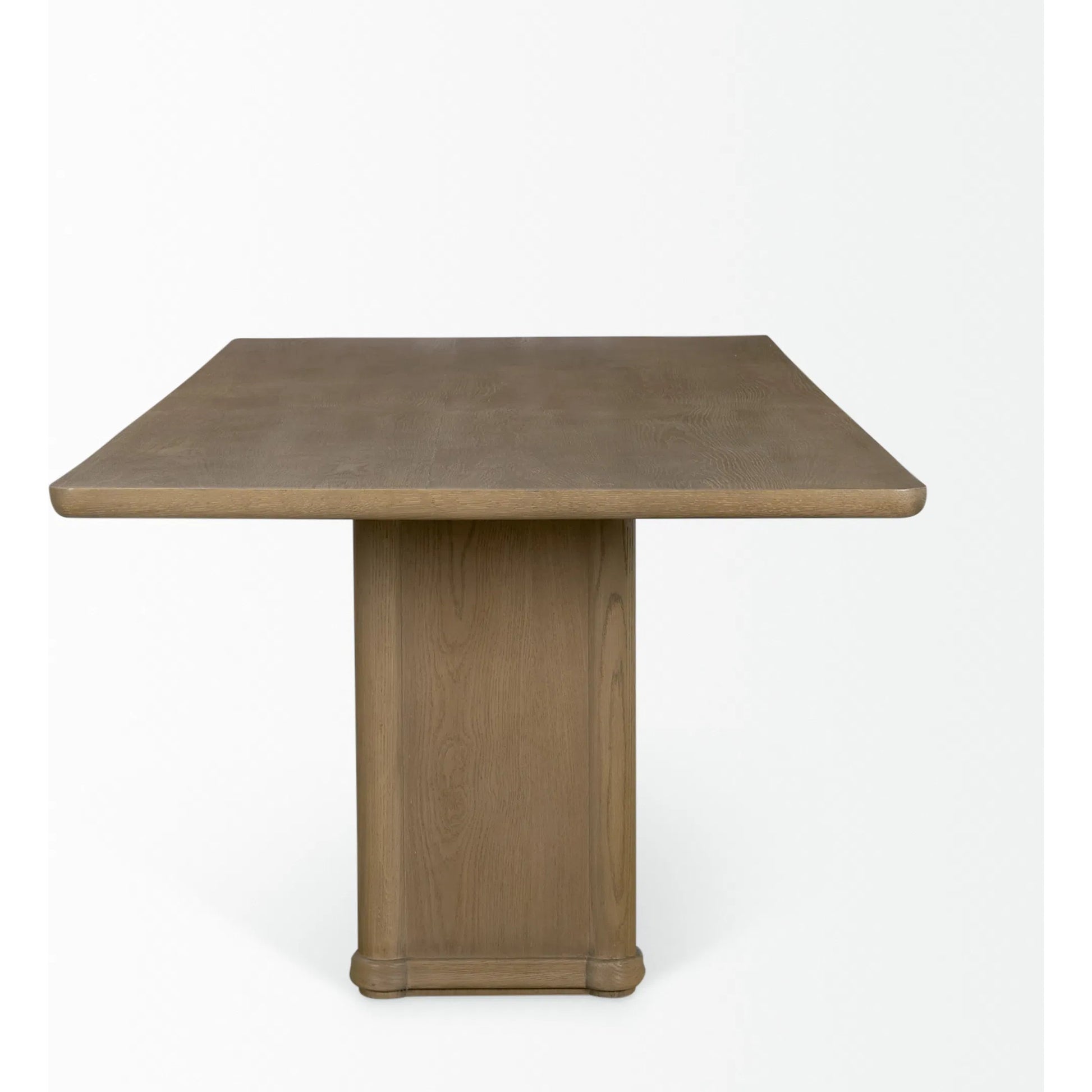 Alden Dining Table by Mercana in brown. Made from solid wood in a unique style.
