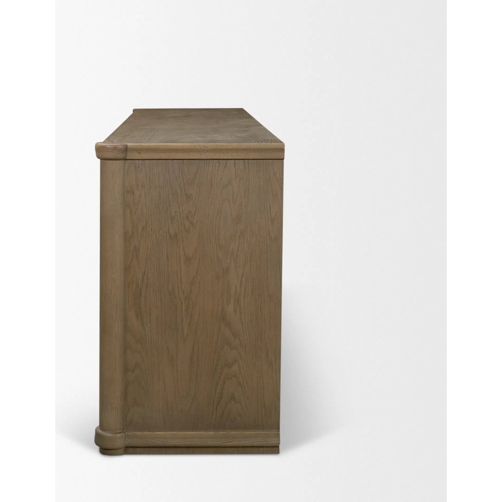 Alden Sideboard by Mercana in brown. Made from manufactured wood in a unique style.