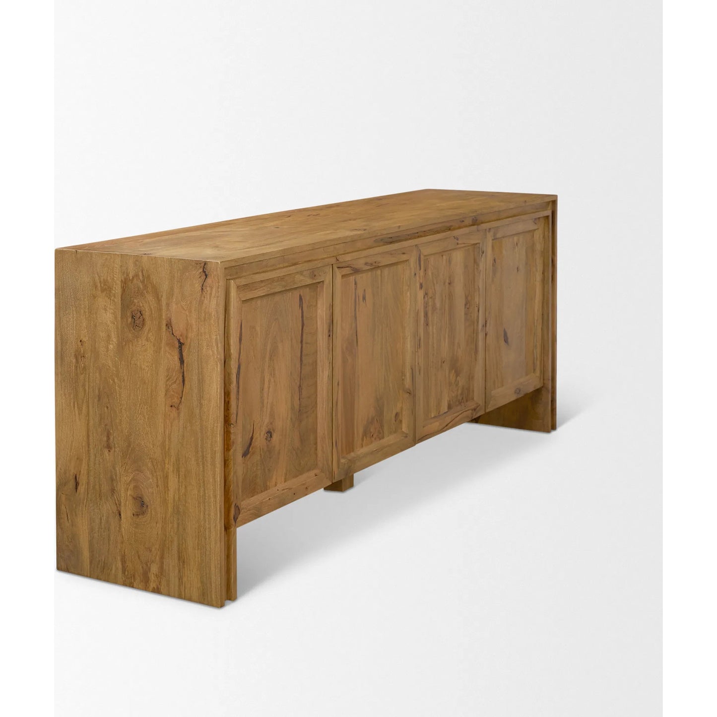 005 SI-2540770 | Additional Silo | Notts Sideboard by Mercana in brown. Made from solid wood in a unique style.