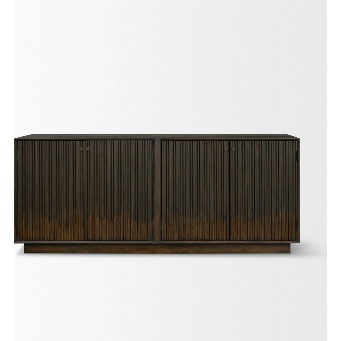 001 SI-2540730 | Additional Silo | Cinder Sideboard by Mercana in dark brown. Made from solid wood in a unique style.