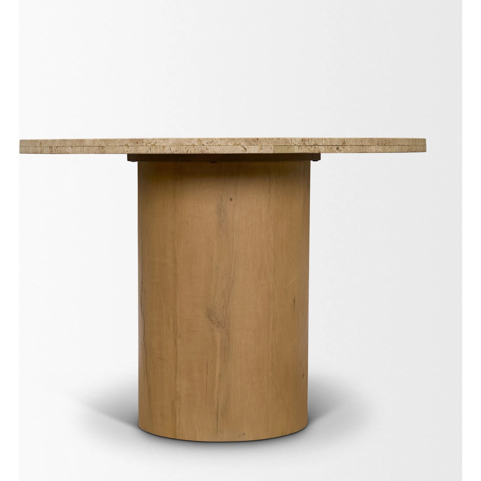 Siena 40" Round Dining Table by Mercana. Made from marble in a unique style.
