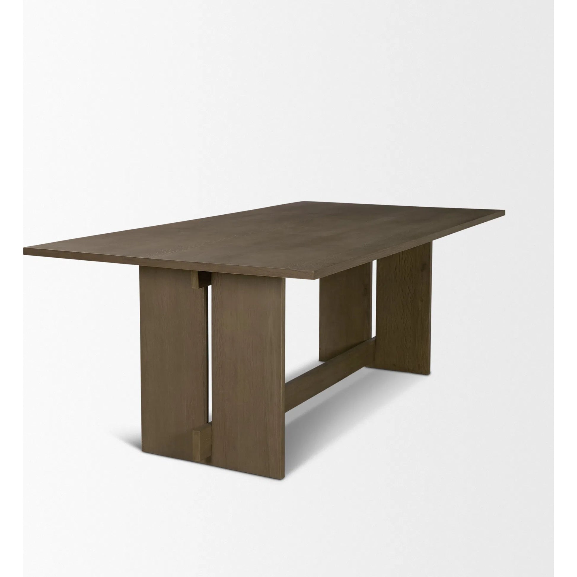 Aida Dining Table by Mercana. Made from solid wood in a transitional style.
