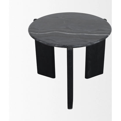 Rumer Side Table by Mercana. Made from solid wood in a modern style.