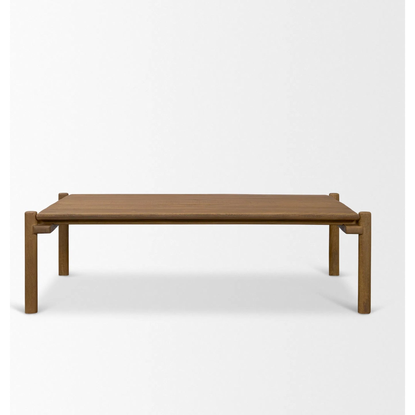 002 SI-2540778 | Additional Silo | Riven Coffee Table by Mercana in brown. Made from solid wood in a unique style.