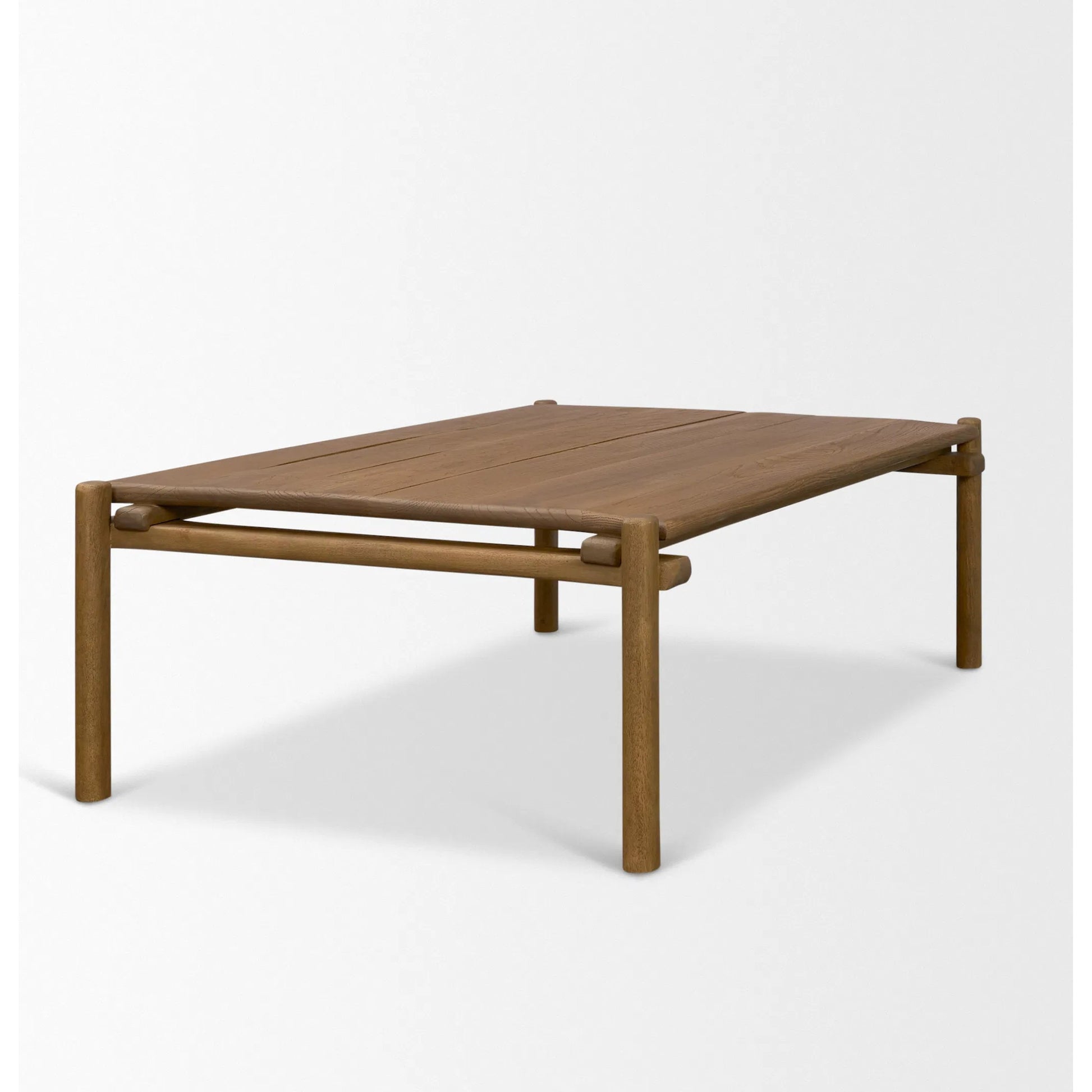 Riven Coffee Table by Mercana in brown. Made from solid wood in a unique style.