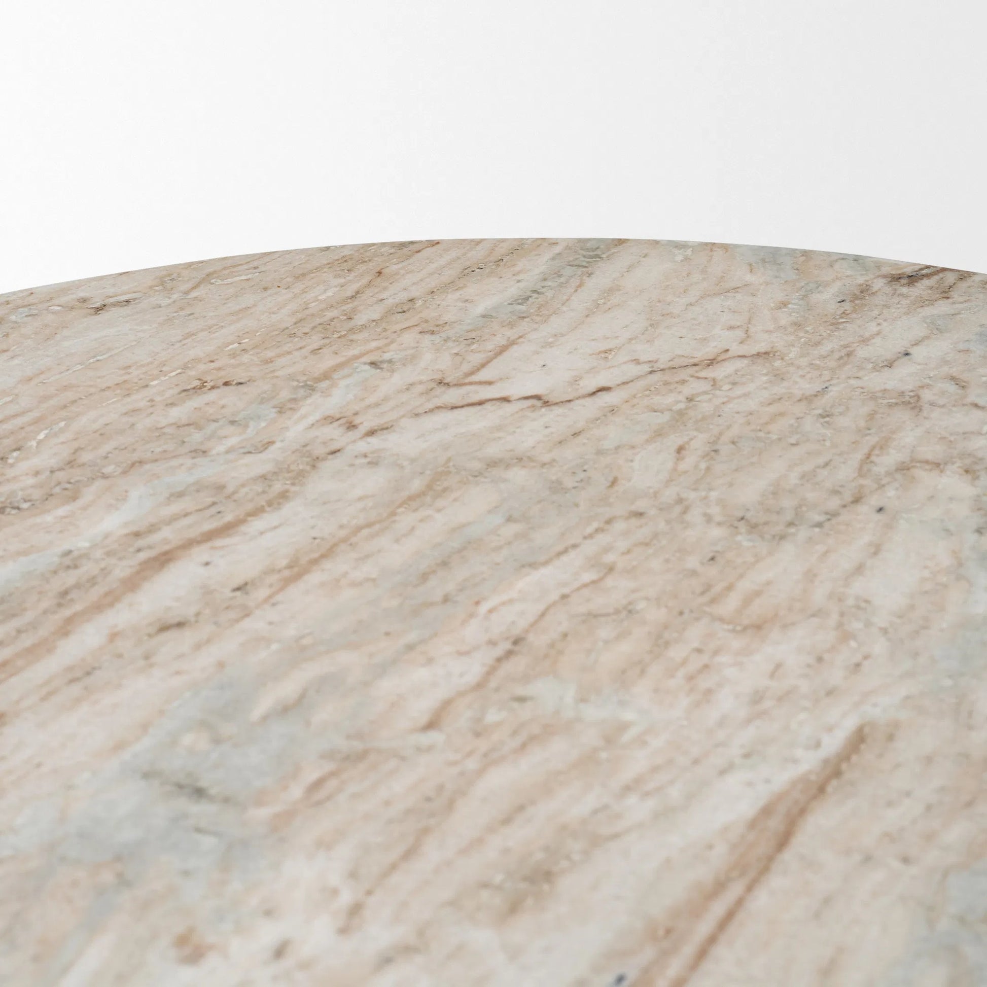 Ravello 42" Dining Table by Mercana in beige. Made from marble in a unique style.