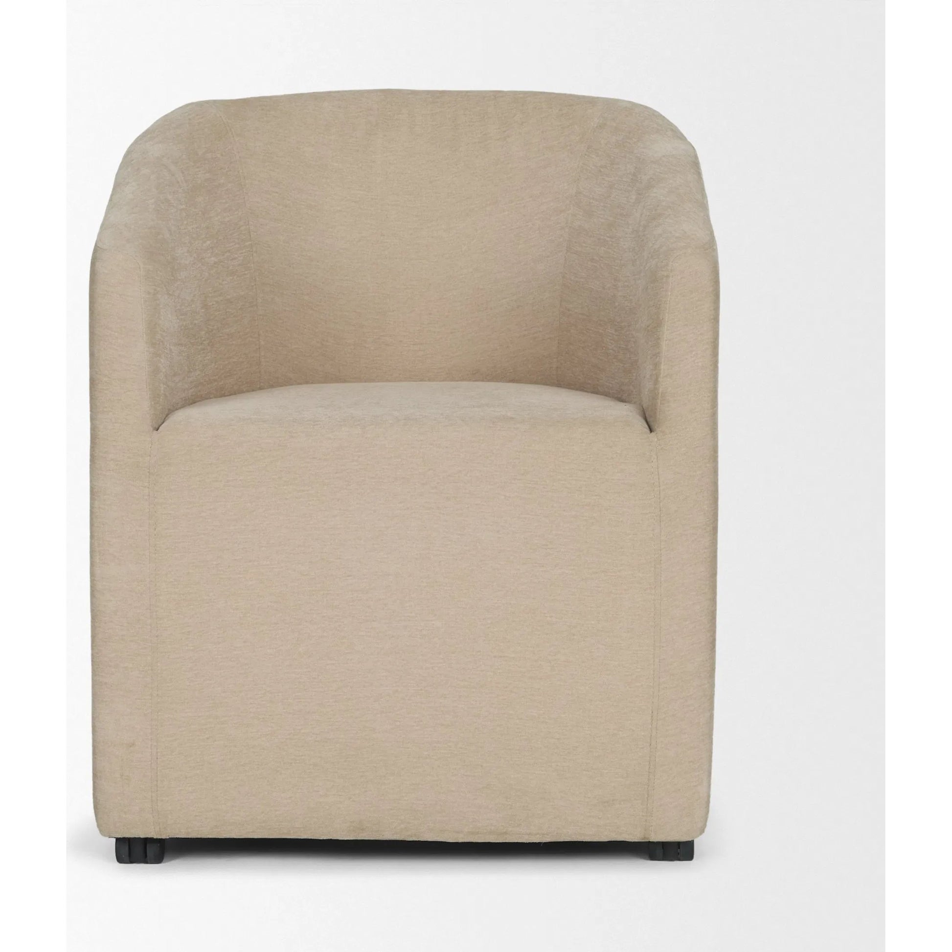 Sondra Dining Chair by Mercana. Made from fabric in a unique style.