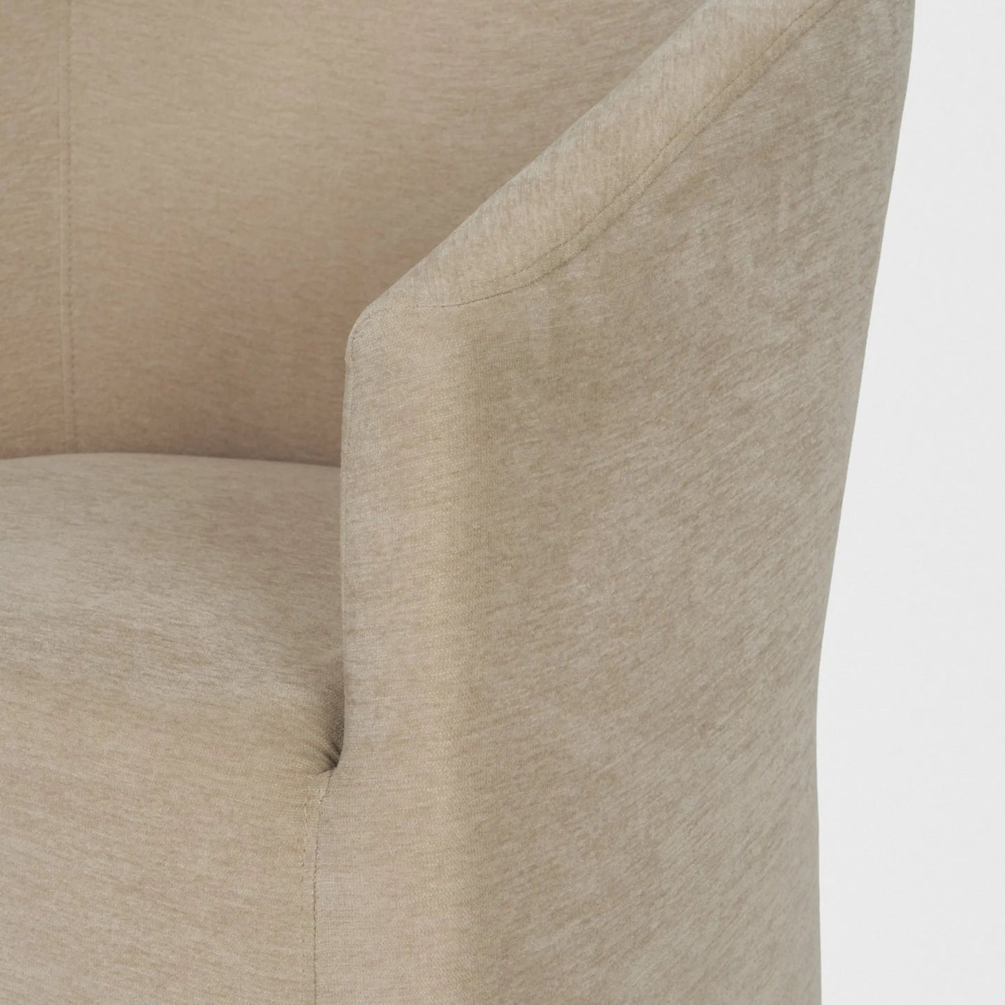 034 SI-2540792 | Closeup | Sondra Dining Chair by Mercana. Made from fabric in a unique style.