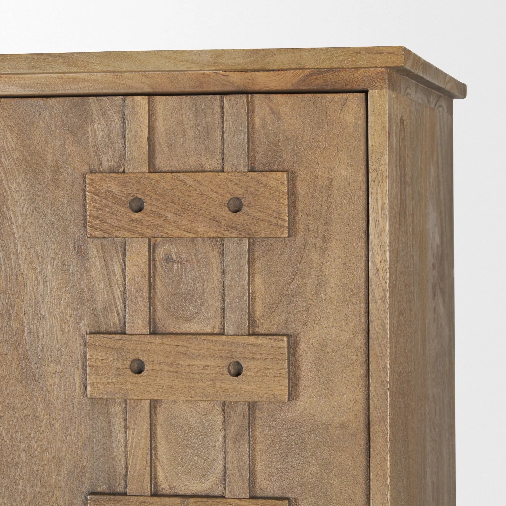 Truss Tall Cabinet by Mercana. Made from solid wood in a unique style.