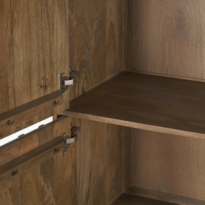 Truss Tall Cabinet by Mercana. Made from solid wood in a unique style.