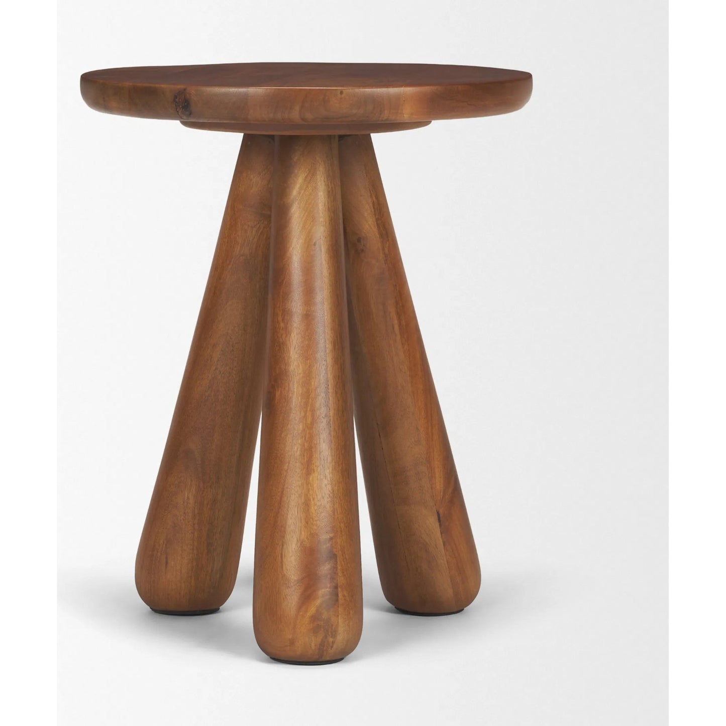 002 SI-2540767 | Additional Silo | Mora Accent Table by Mercana in medium brown. Made from solid wood in a unique style.