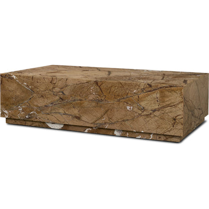 Matteo Coffee Table by Mercana. Made from stone in a modern style.