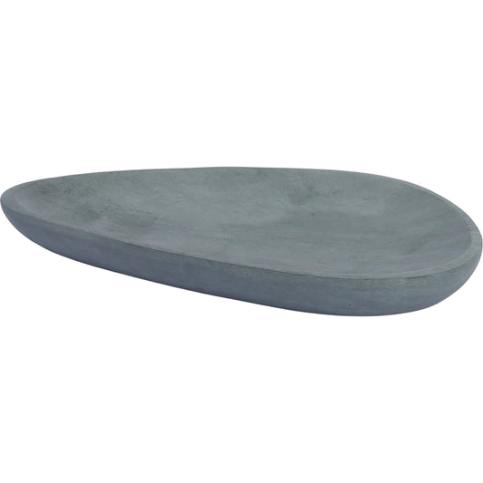 Tria Tray by Mercana in gray. Made from marble in a unique style.