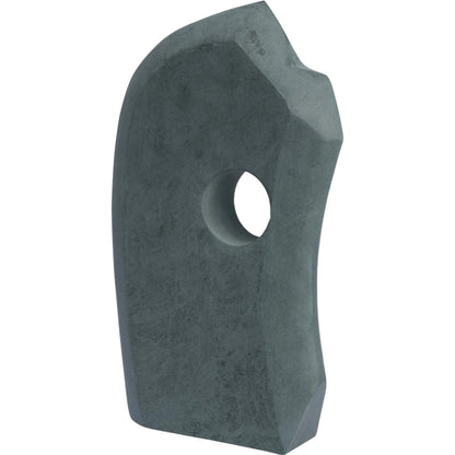 Carico Sculptural Decorative Object by Mercana in gray. Made from marble in a unique style.