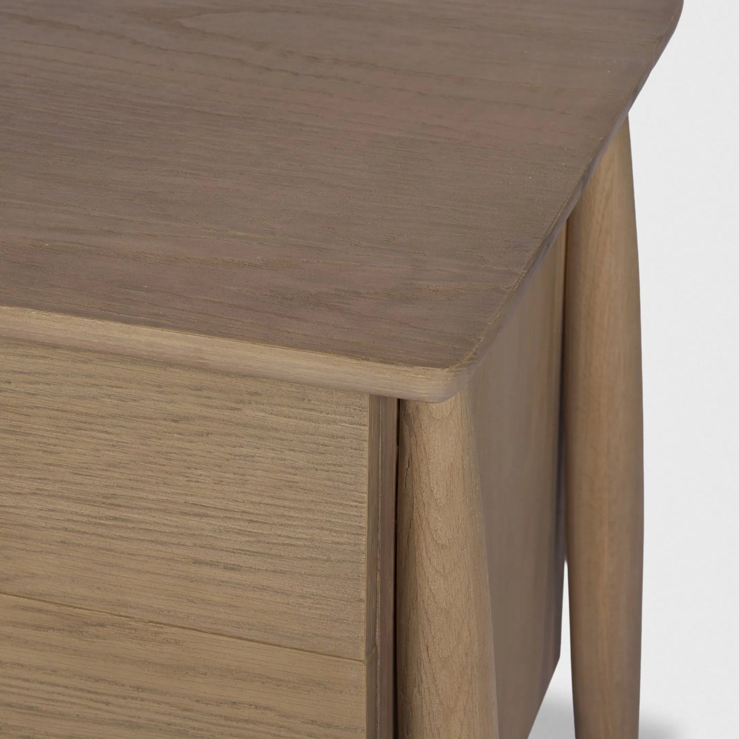 010 SI-2540751 | Closeup | Hollis Nightstand by Mercana in brown. Made from manufactured wood in a unique style.
