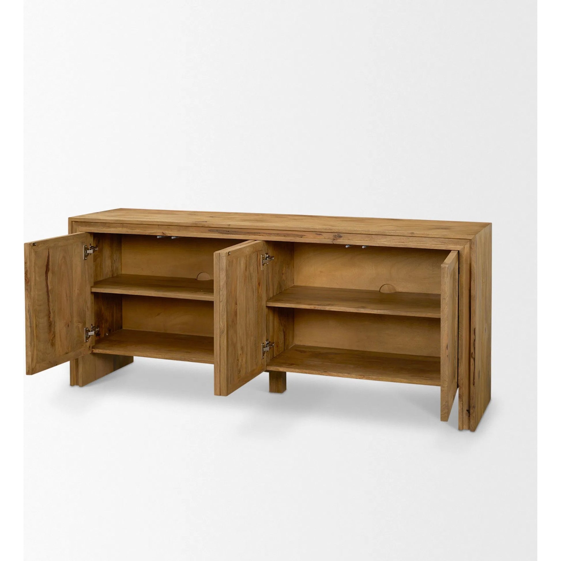 Notts Sideboard by Mercana in brown. Made from solid wood in a unique style.